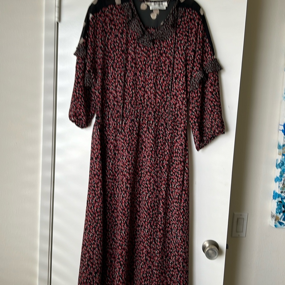 VINTAGE ♥️ I Magnin Zizi Floral Dress Sz Small